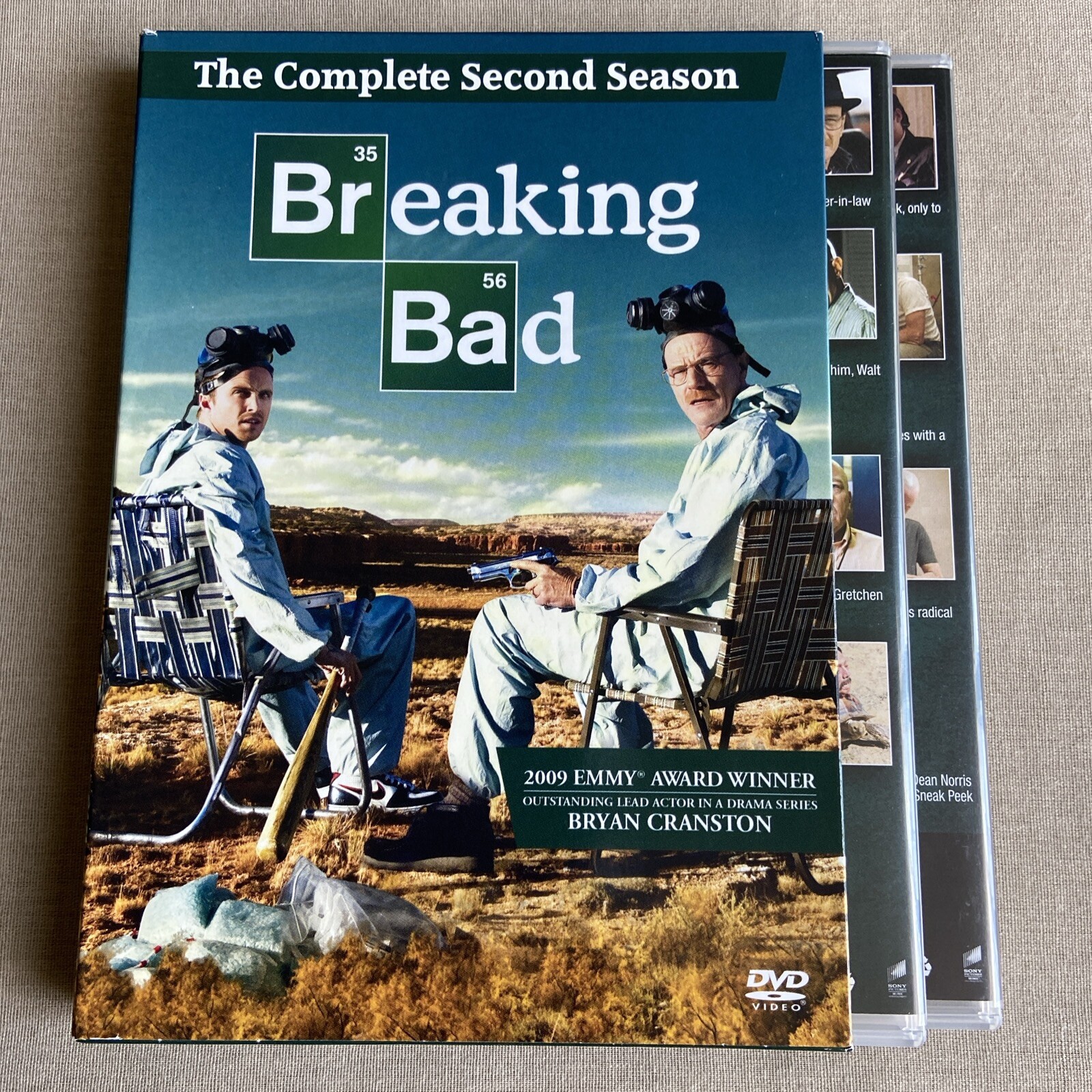 Breaking Bad: Second Season (DVD 4-Disc 2009) 2 Crime Bryan Cranston Aaron Paul