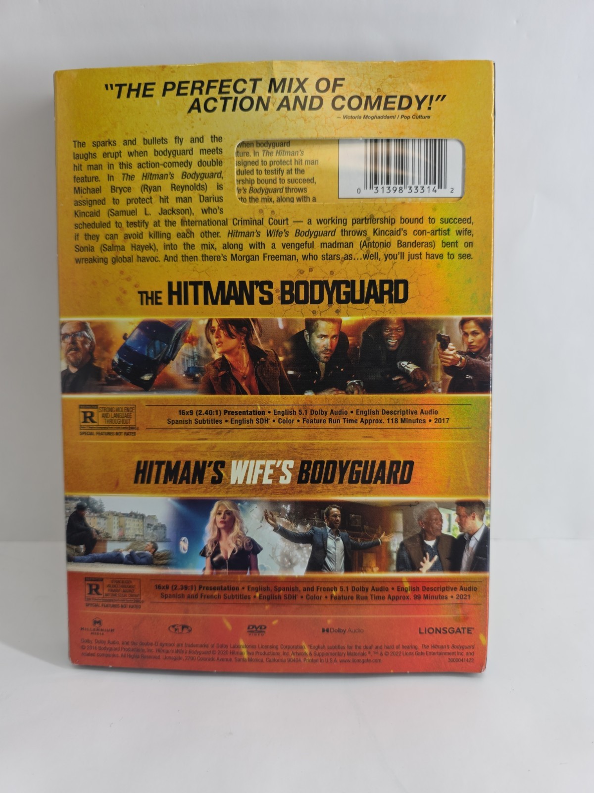 The Hitman’s Bodyguard / Hitman’s Wife’s Bodyguard 2 Film Collection DVD *NEW*