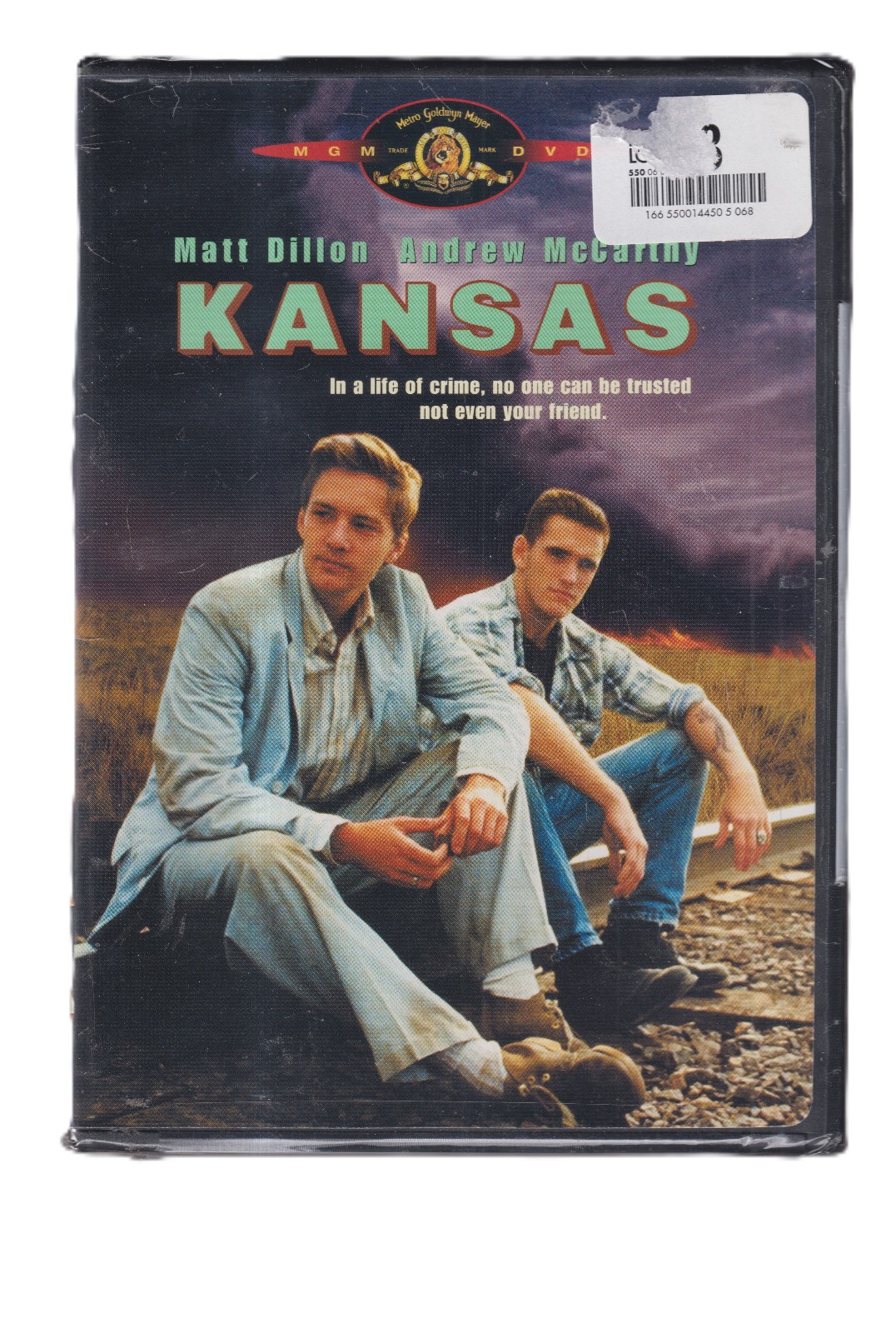 Kansas (DVD, 1988) Matt Dillon Andrew McCarthy Brand New, Factory Sealed