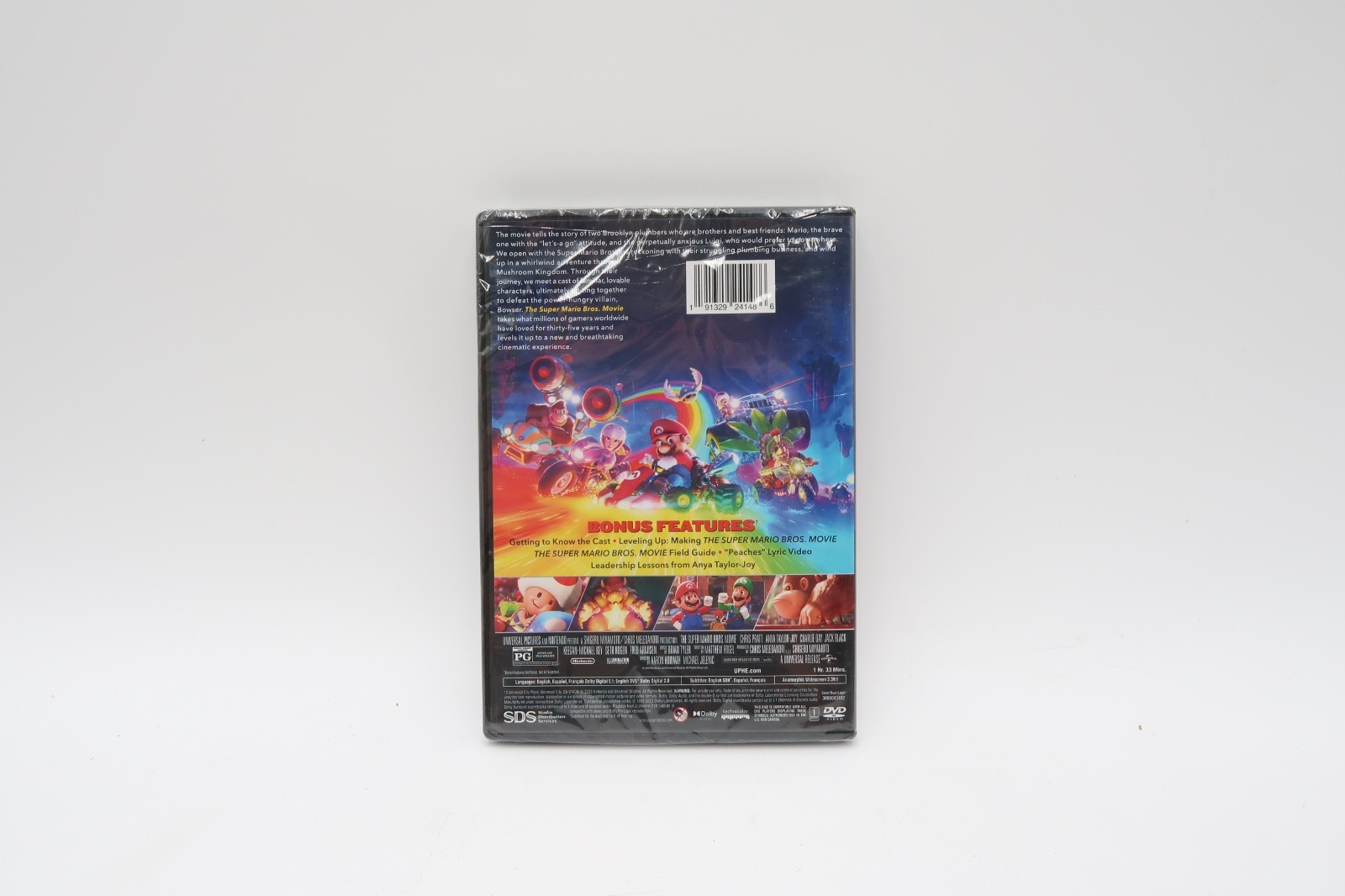 The Super Mario Bros. Movie DVD Chris Pratt NEW