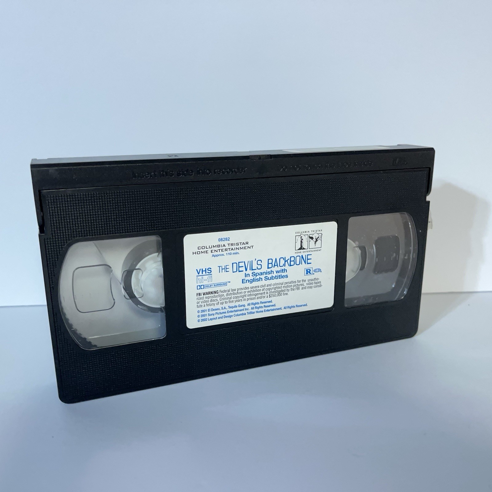 The Devils Backbone VHS Guillermo Del Toro Horror Movie