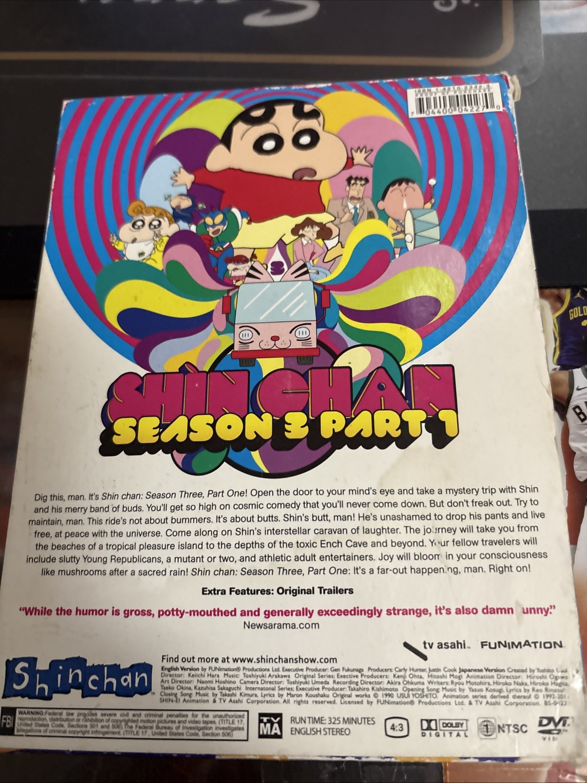Shin Chan Season 3 Part 1 Funimation TV MA 2 Disc TV Asashi Fast Shipping