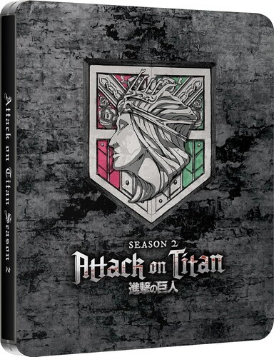 Attack on Titan: Season 2 Complete [New Blu-ray] Steelbook, Subtitled, Widescr