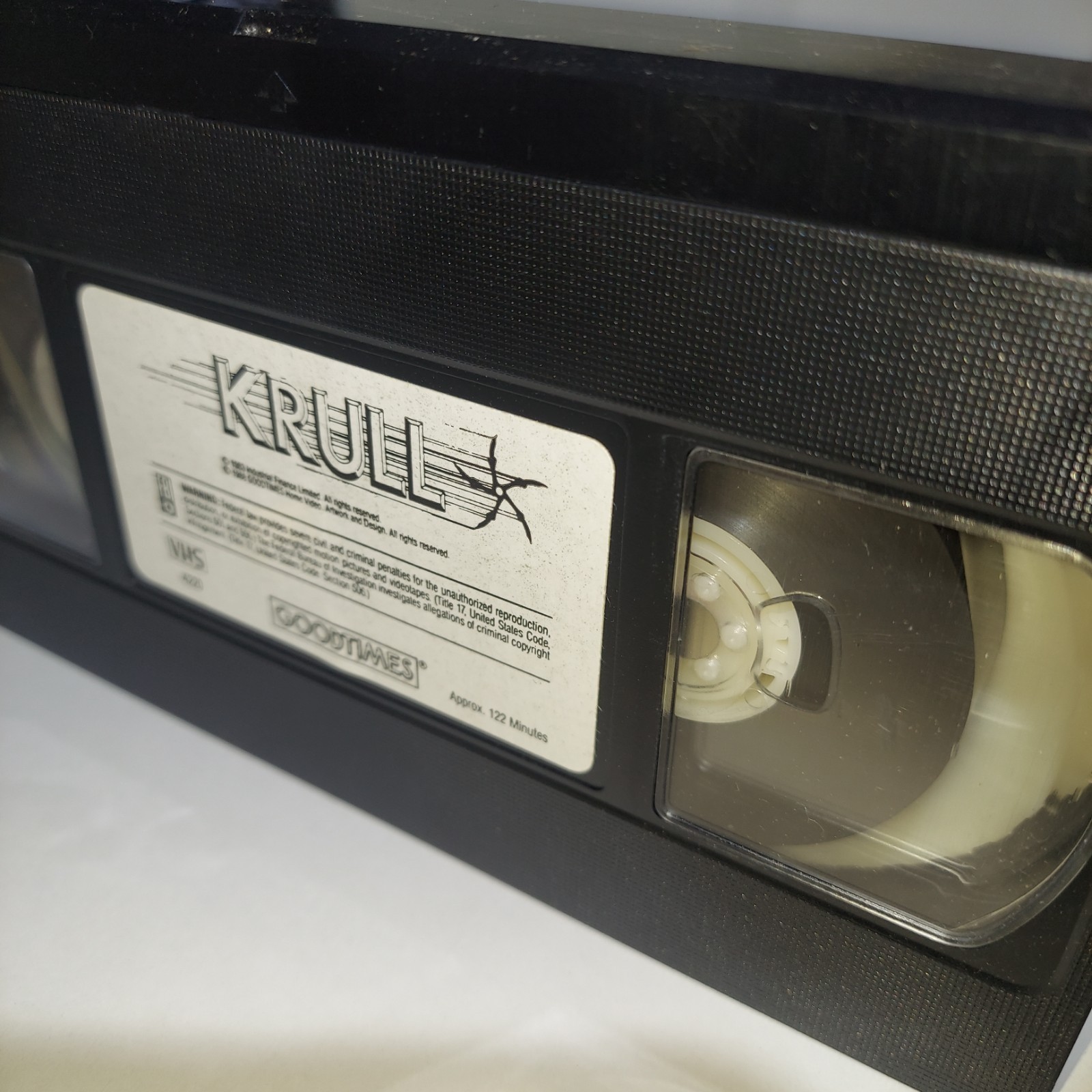 Krull VHS Tape 1988 Sci Fi Horror Movie Cult Classic Aliens Outer space GUC