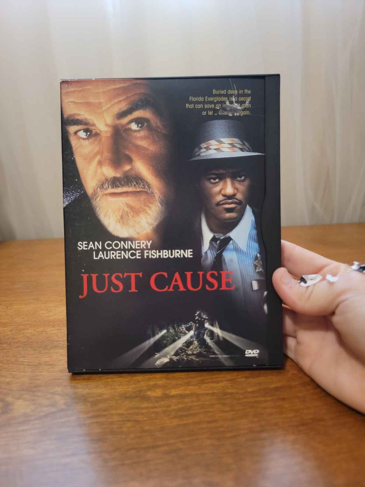 Just Cause DVD Sean Connery Laurence Fishburne 1995 Snapcase Film G20