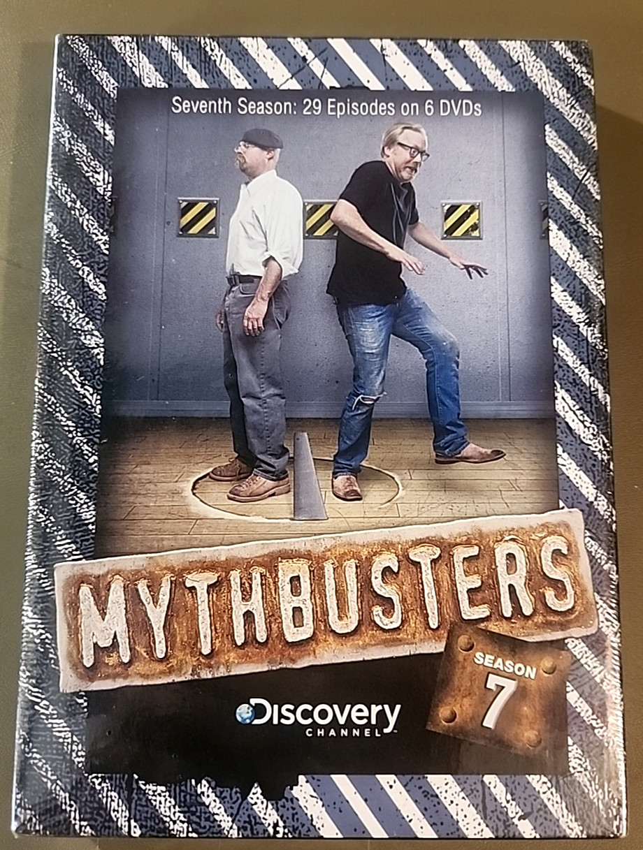 Mythbusters The Complete Season 7 Box Set 6 DVDs Discovery Channel New Sealed