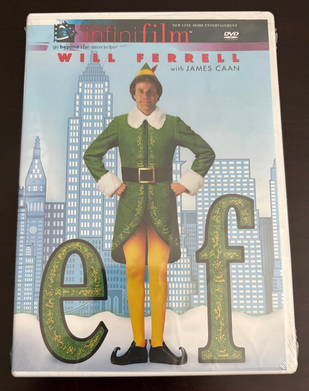Elf DVD Will Ferrell With James Caan – Infinifilm – 2003 New & Sealed