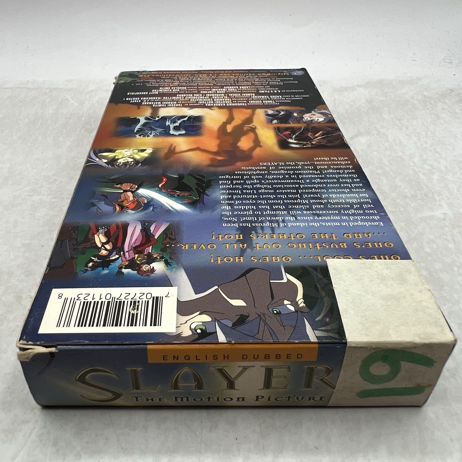 Slayers – The Motion Picture (VHS, 1998, Dubbed) Anime Manga