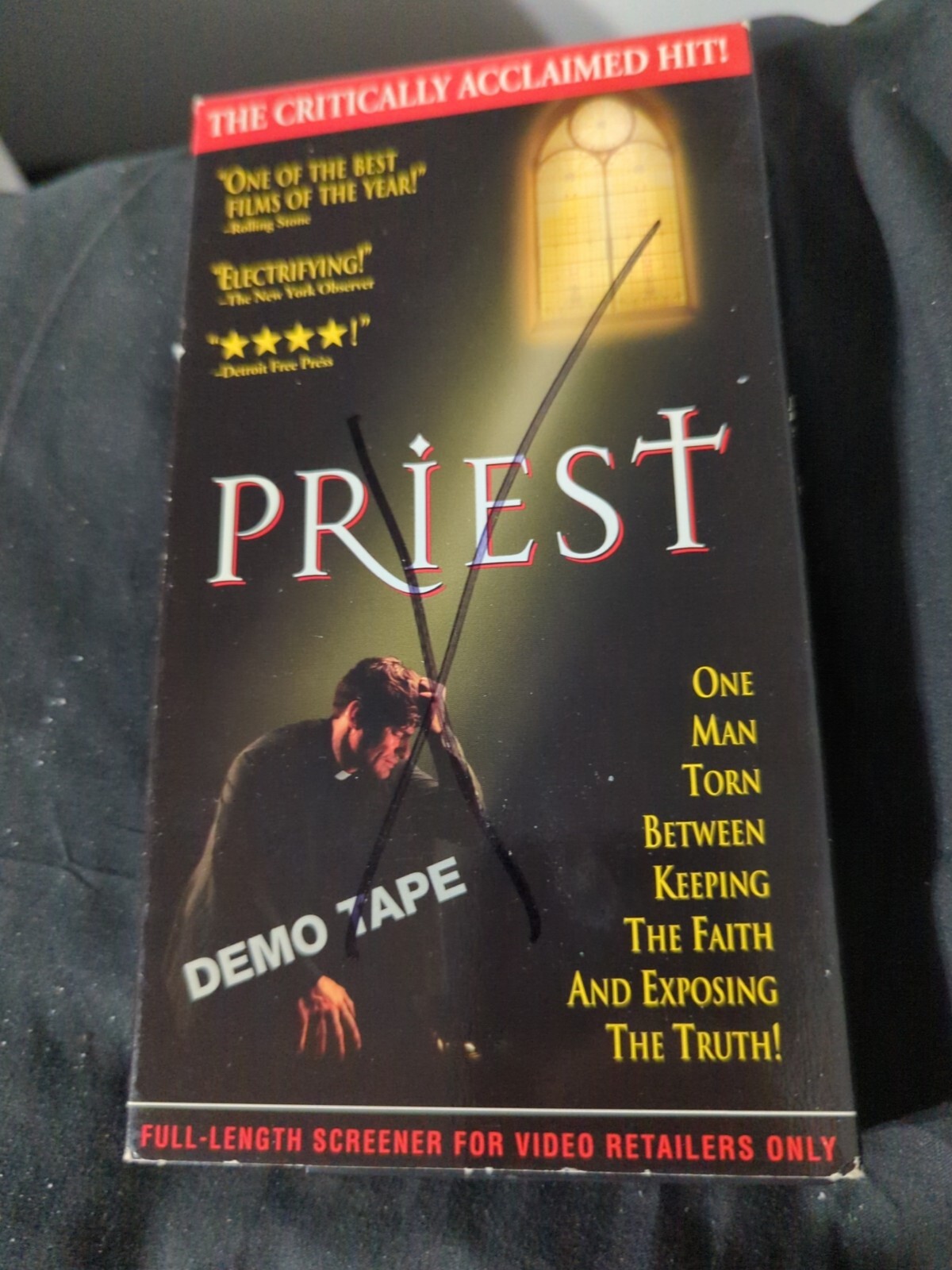 PRIEST VHS Linus Roache Tom Wilkinson Miramax DEMO SCREENER Promotional