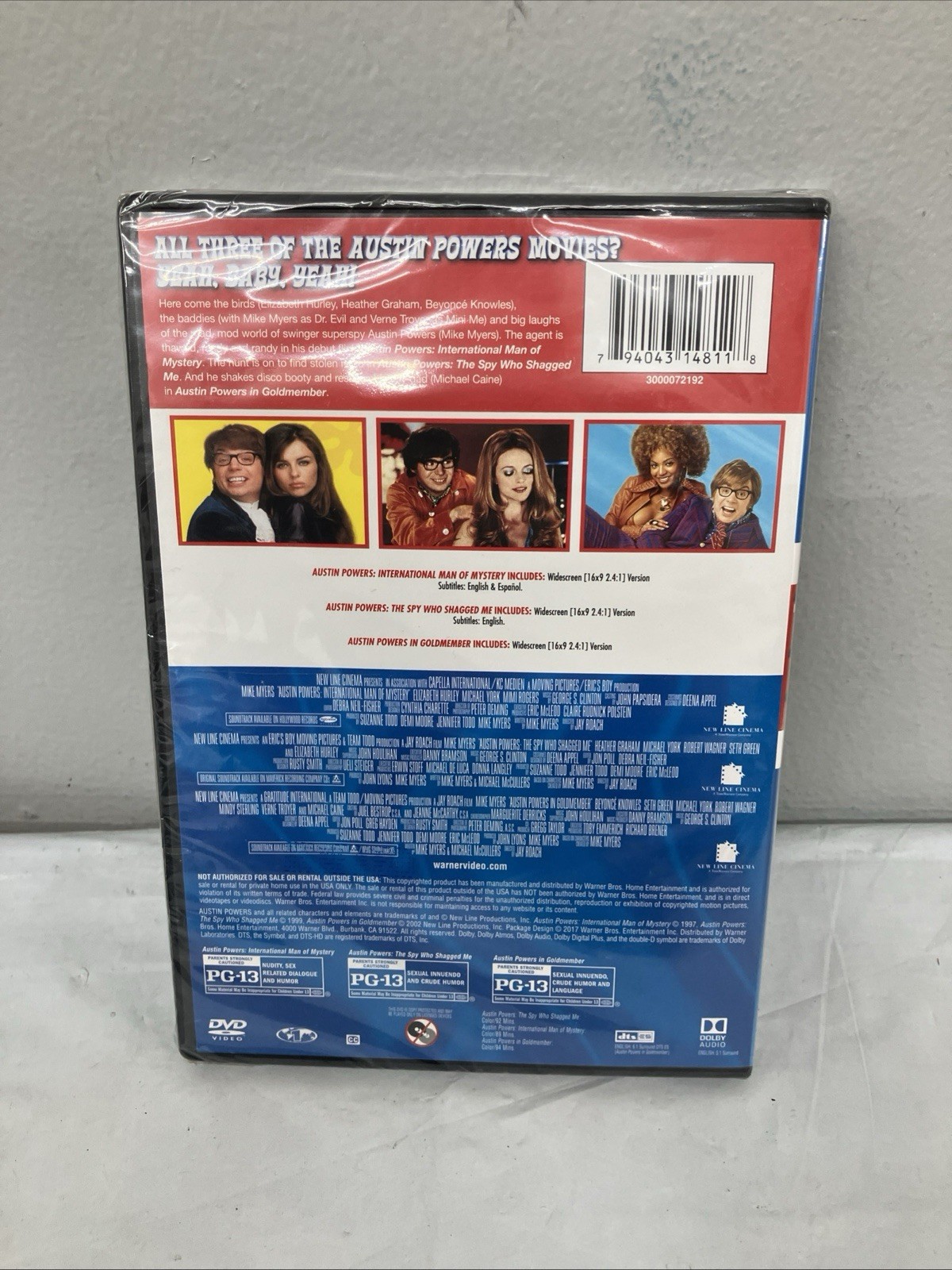 Austin Powers 3-Film Collection DVD