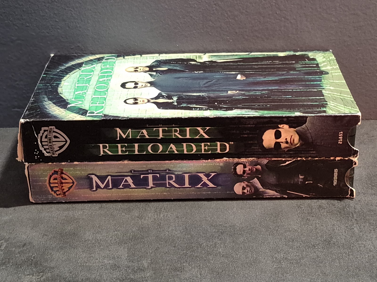 VHS Tape Lot of 2 The Matrix/The Matrix Reloaded Keanu Reeves – Tested