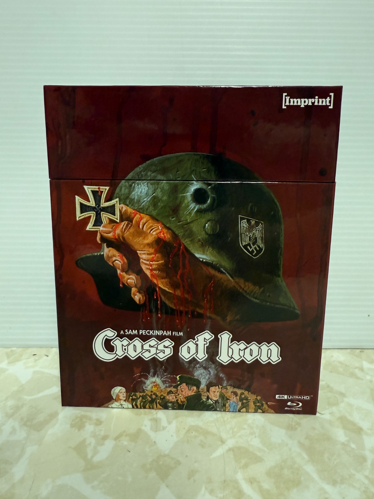 CROSS OF IRON (1977) Imprint Limited Edition /1500 4K UHD/Blu-Ray Box 2023