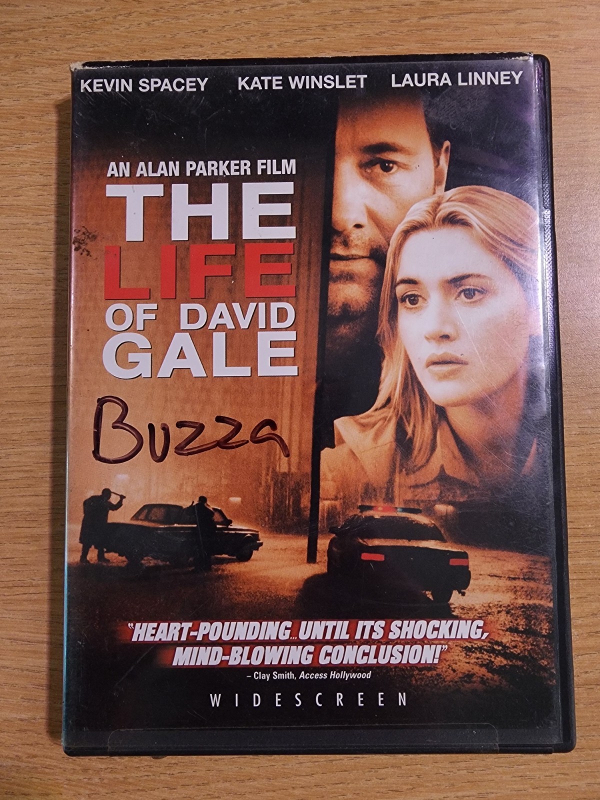 The Life of David Gale (DVD, 2003, Widescreen) Kevin Spacey, Kate Winslet