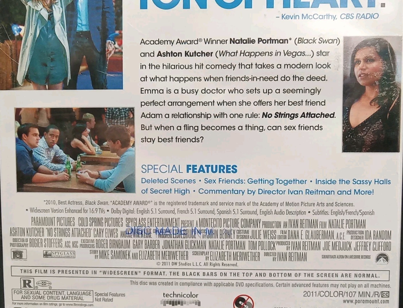 No Strings Attached (DVD, 2011) Natalie Portman – Ashton Kutcher