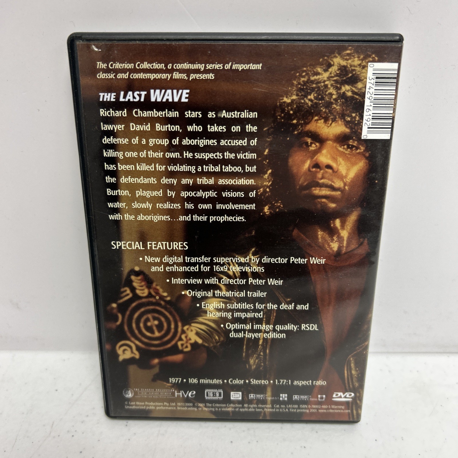 The Last Wave – Criterion Collection (DVD, 1977, Peter Weir) 2001 Release