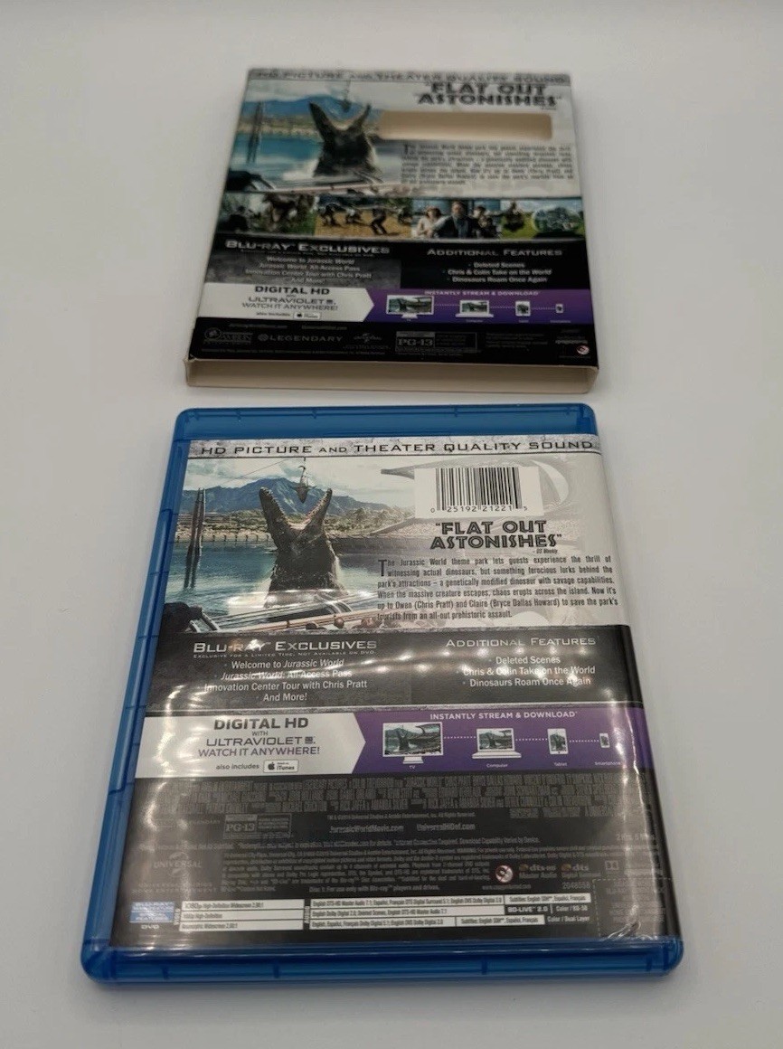 Jurassic World (Blu-ray, 2015)