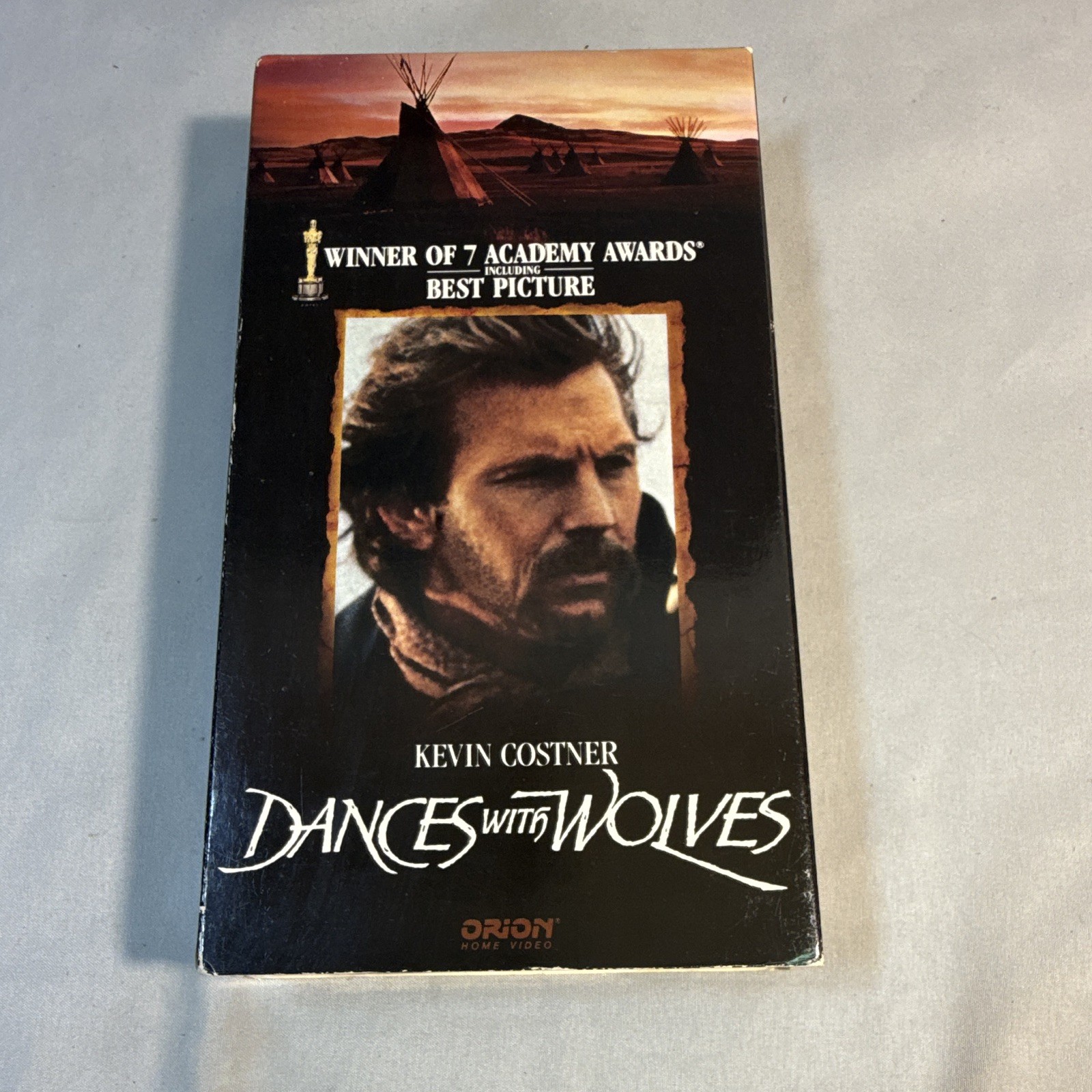 Orion Home Video Dances with Wolves VHS NTSC PG-13 1990 CC Hi-Fi Costner