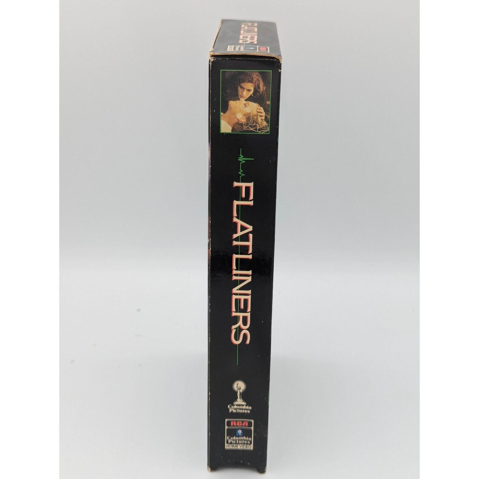 Flatliners (1990) VHS – Kevin Bacon Kiefer Sutherland Oliver Platt – WORKS!