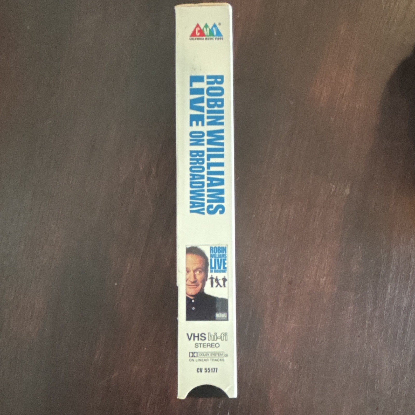 HBO Home Video Robin Williams Live on Broadway VHS NTSC Comedy Stand-Up NR