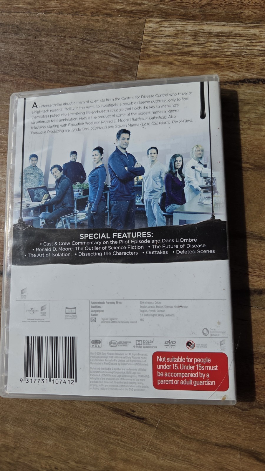 Helix Complete Series DVD Season 1 and 2 Region 4 Sony 6 Disc Set PAL