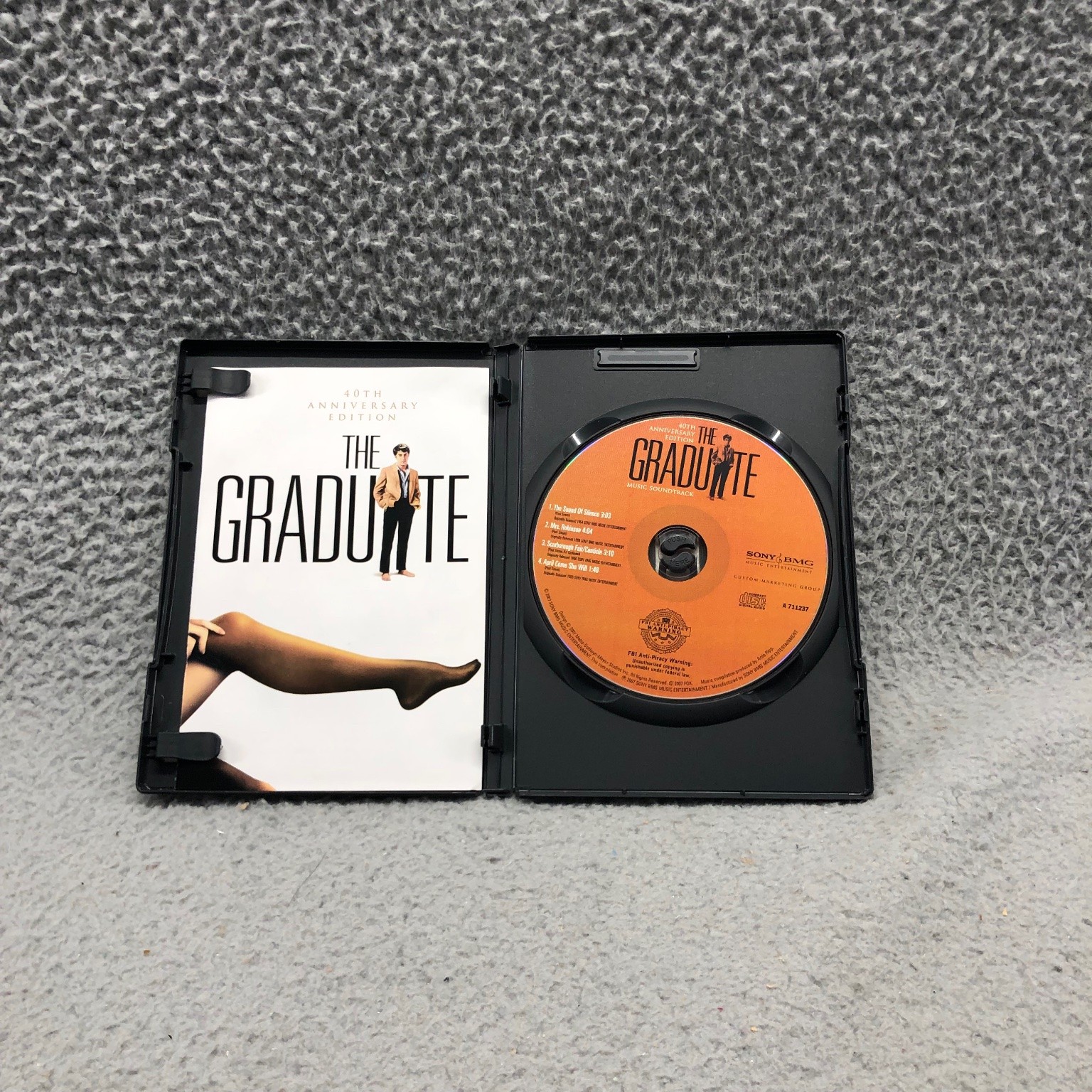 The Graduate DVD 2007 40th Anniversary Edition Dustin Hoffman Soundtrack