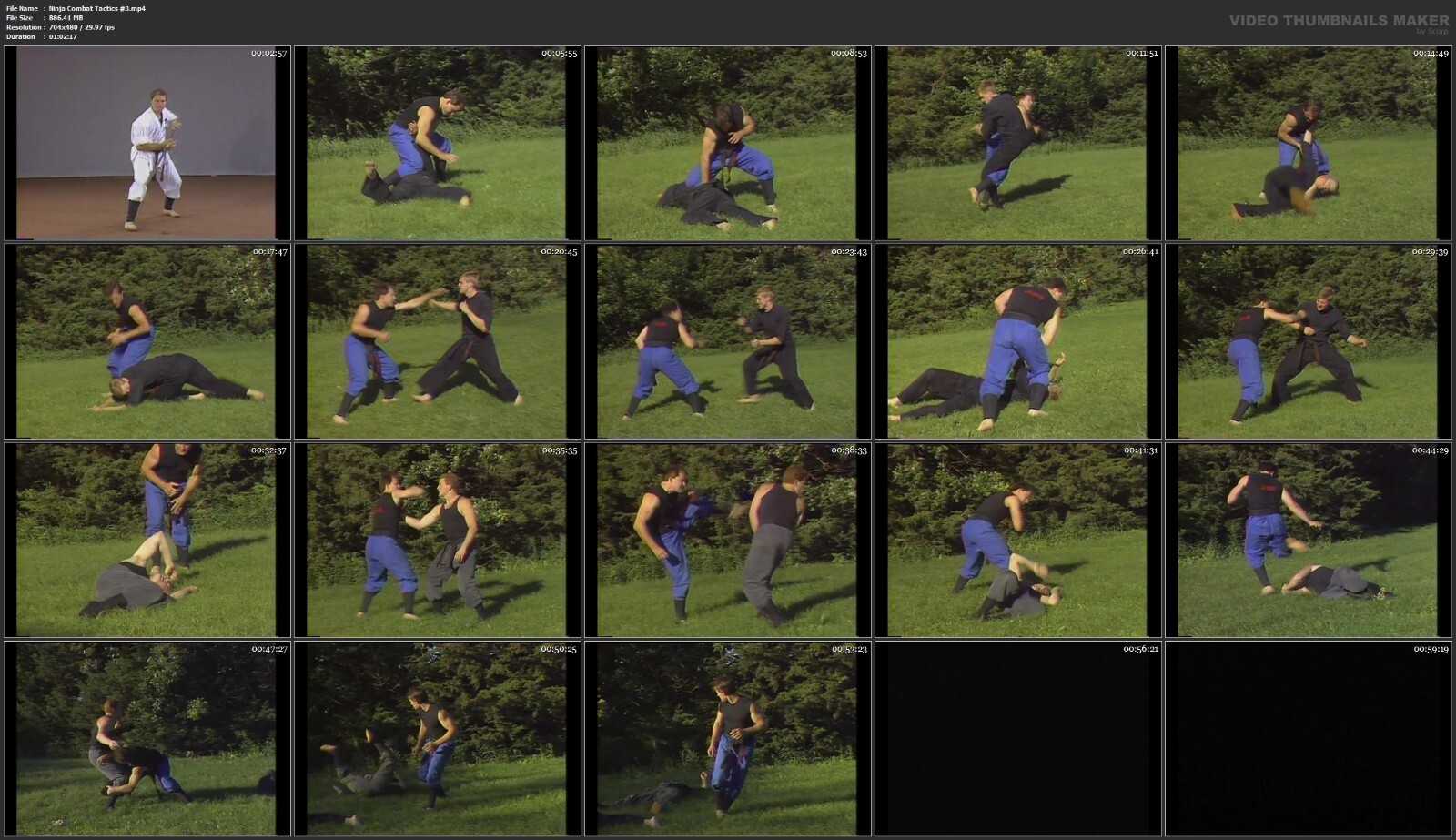 Ninjutsu Combat Techniques starring Robert Bussey (8 DVD Set)