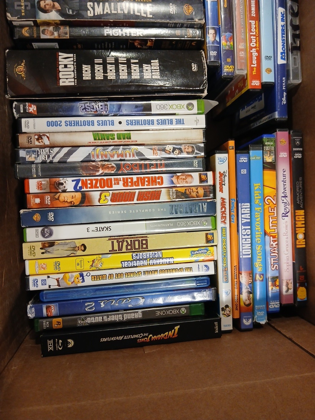 Lot Of 41 Empty DVD / Game Cases w/ Artwork – NO DISCS – Replacement Lot