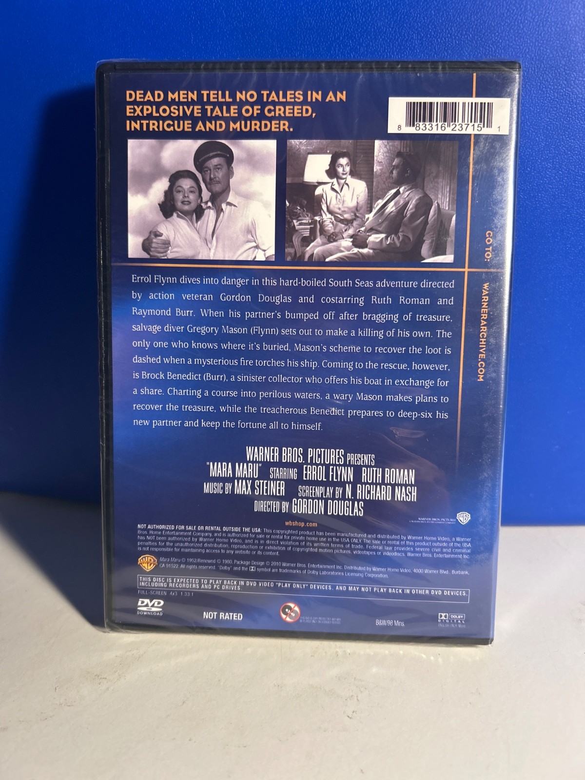 Mara Maru (DVD) w/Raymond Burr………..Full Frane…….BRAND NEW & SEALED!