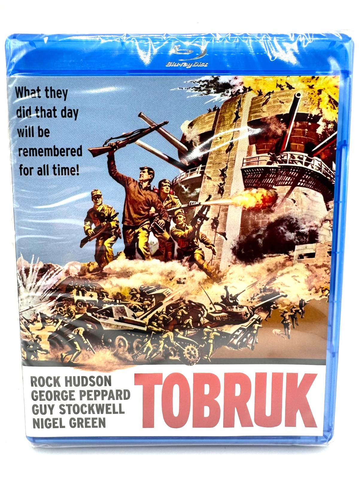 Tobruk Blu-ray OUT OF PRINT! NEW IN PLASTIC! Rock Hudson George Peppard