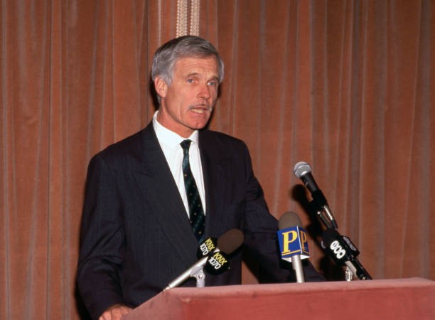 Ted Turner Circa 1980’s Historic 1988 Television Celebrity Old Photo 1