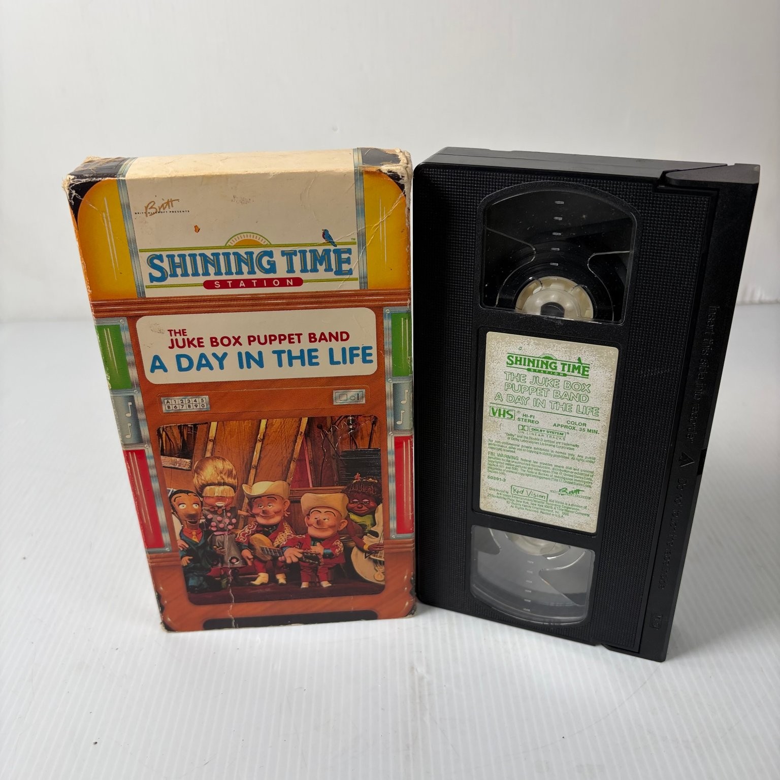 Shining Time Station: Juke Box Puppet Band VHS 1990 Children’s Musical Kid