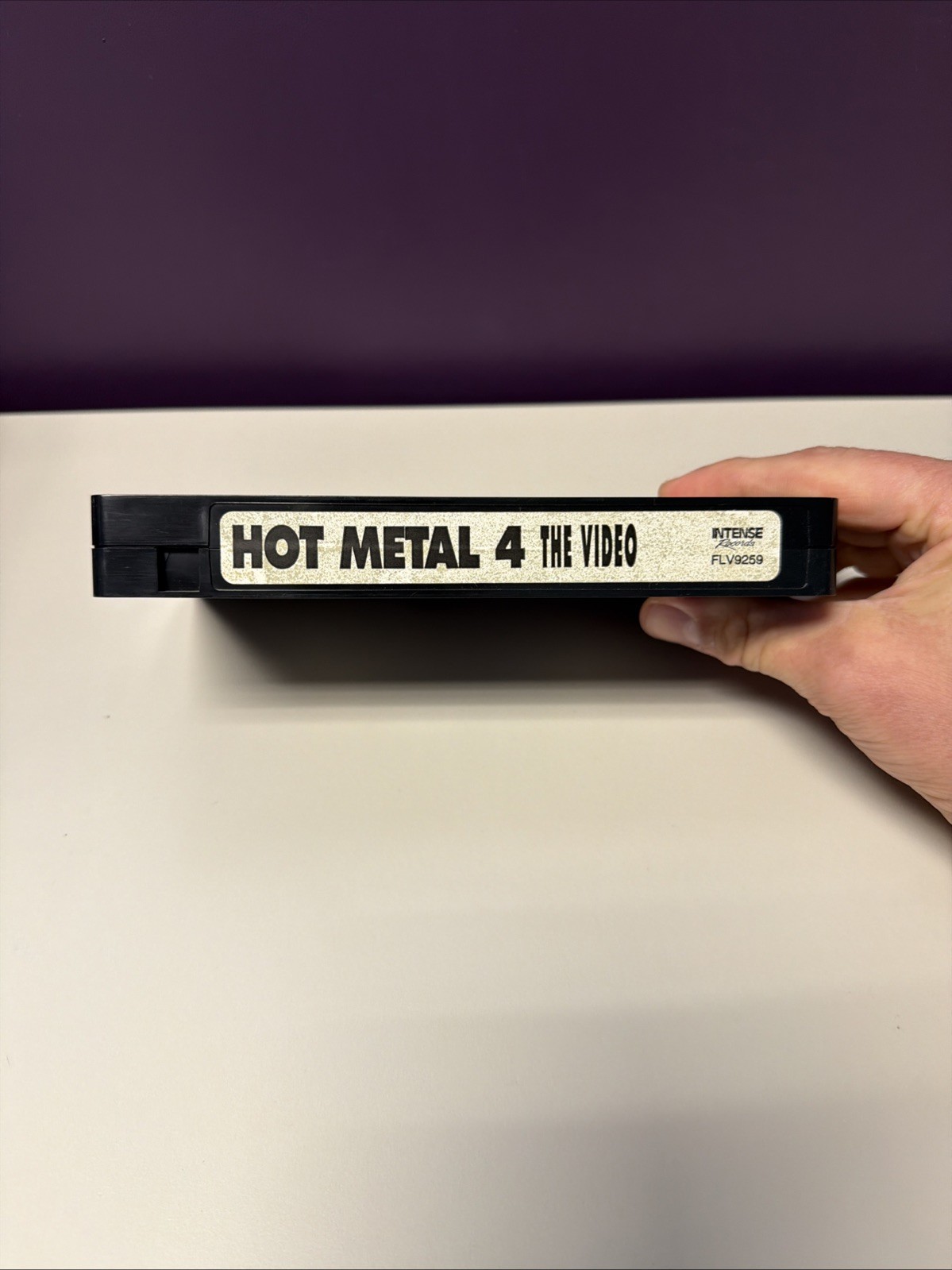 Hot Metal 4 The Video VHS Tape Music Videos Rock & Roll Tested Intense Records