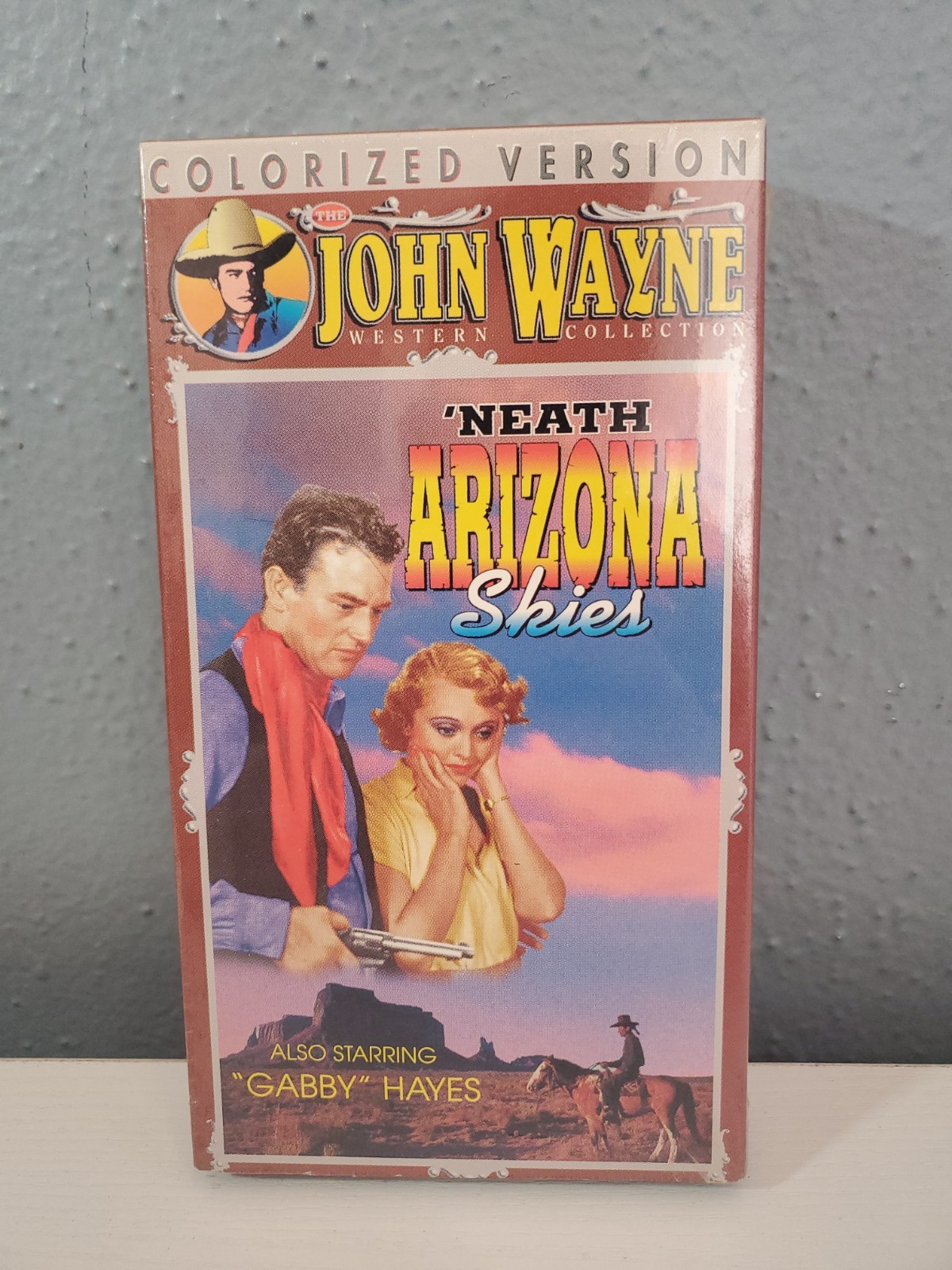 ‘Neath Arizona Skies (VHS, 1990, Colorized Version) John Wayne Sealed Brand New