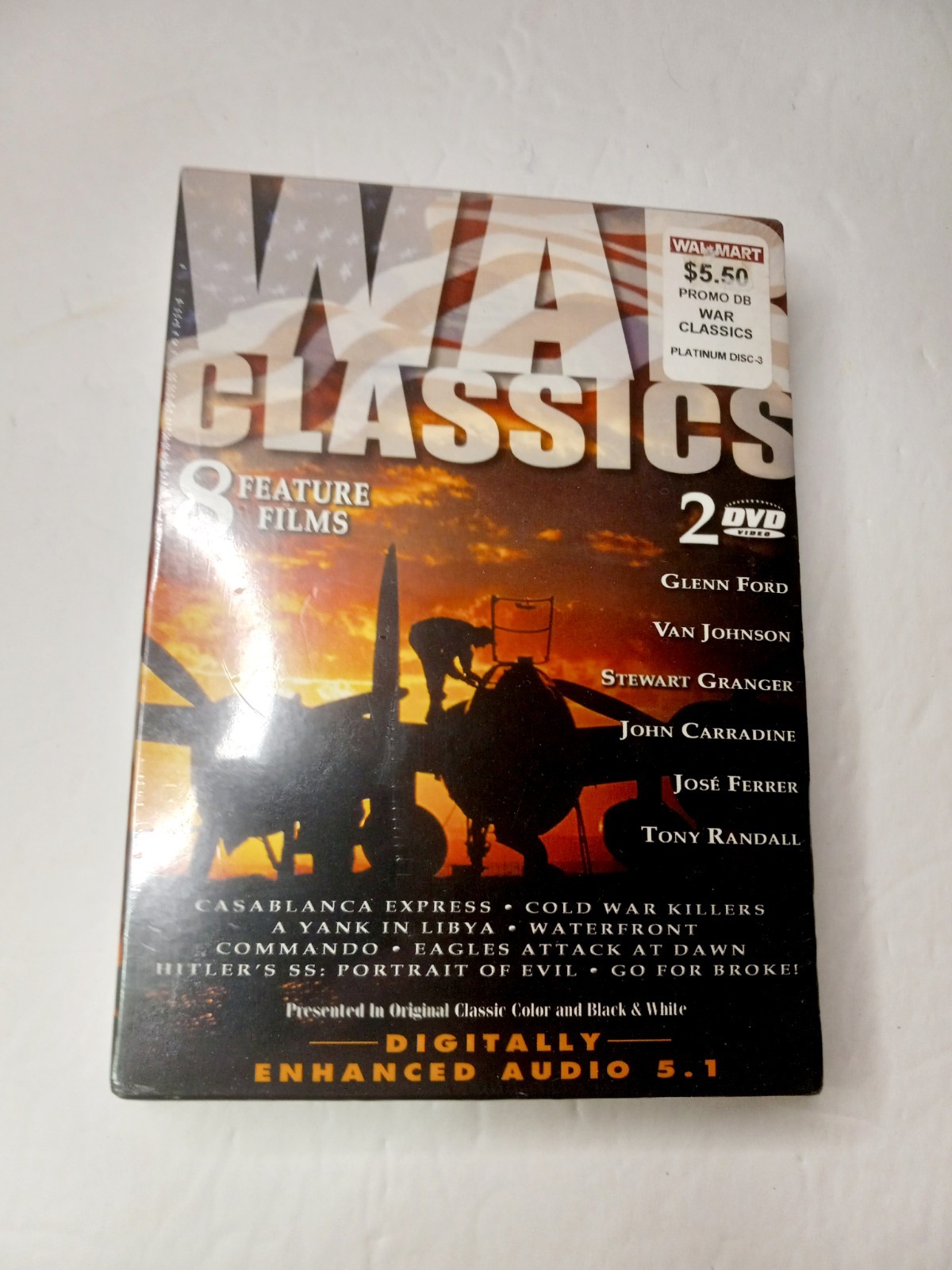 War Classics – Vol. 1: 8 Feature Films (DVD, 2003, 2-Disc Set)