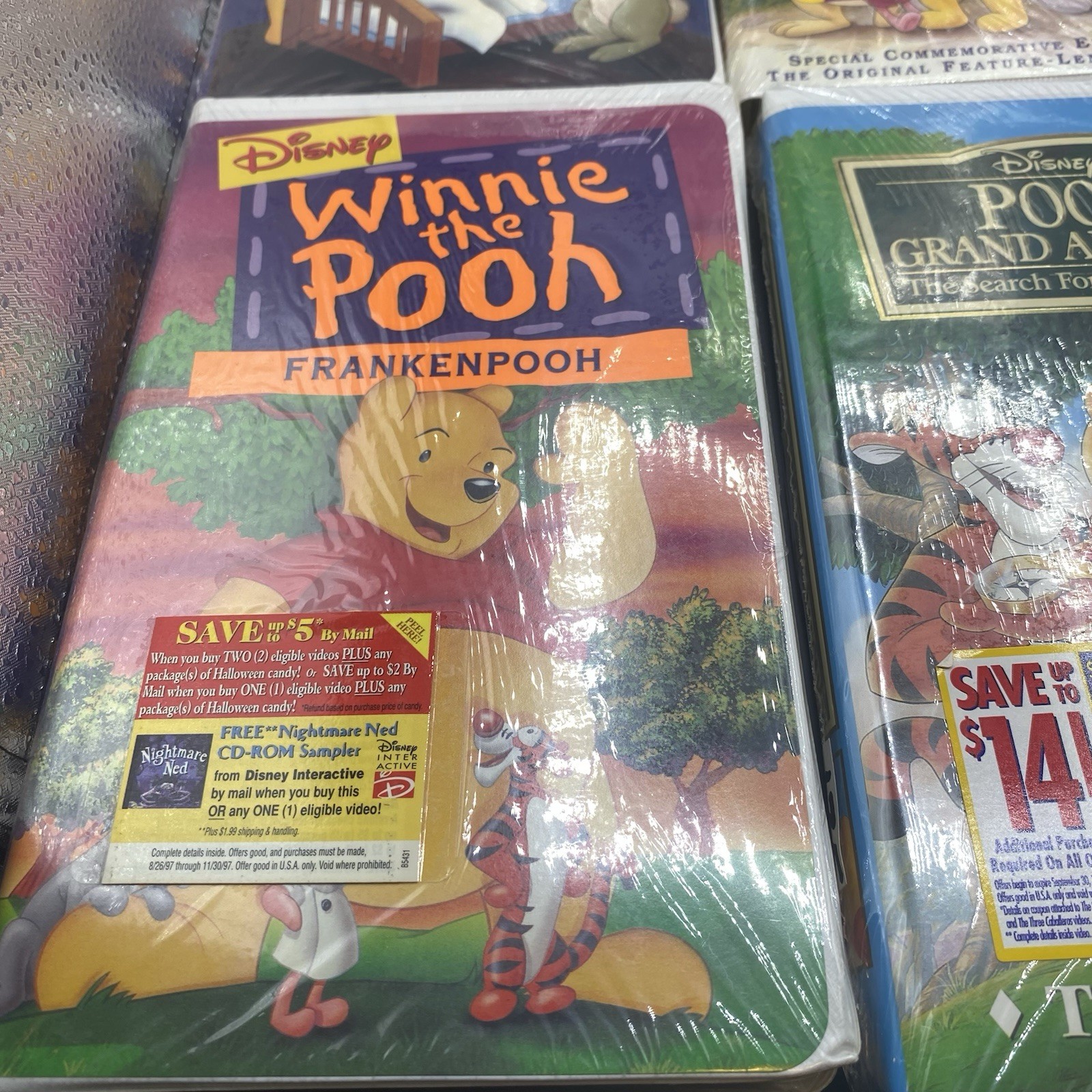 Winnie The Pool Sealed VHS Lot of 11 Assorted Titles