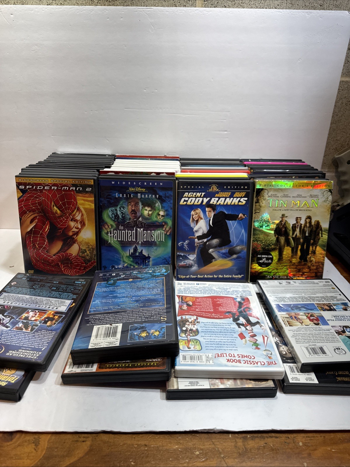 Huge DVD Lot 50+ Movies Blockbusters Disney Superhero Family Kids Film