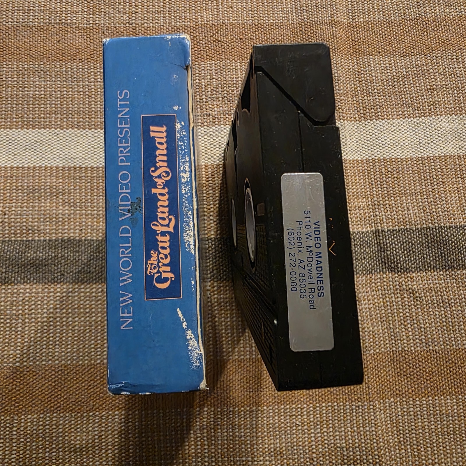 The Great Land of Small VHS 1987 New World Video Karen Elkin Michael J. Anderson
