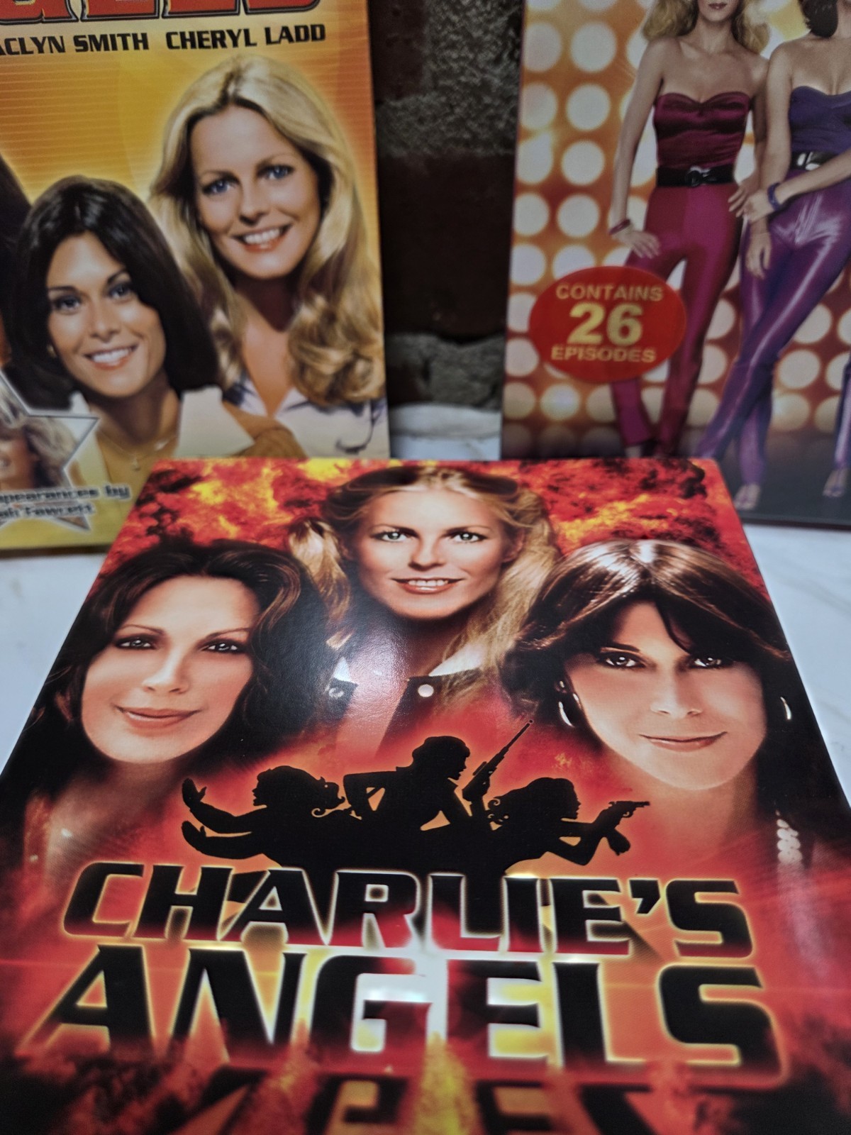 Charlie’s Angels DVD Lot Of 3 Farrah Fawcett Classic TV Show Retro Series