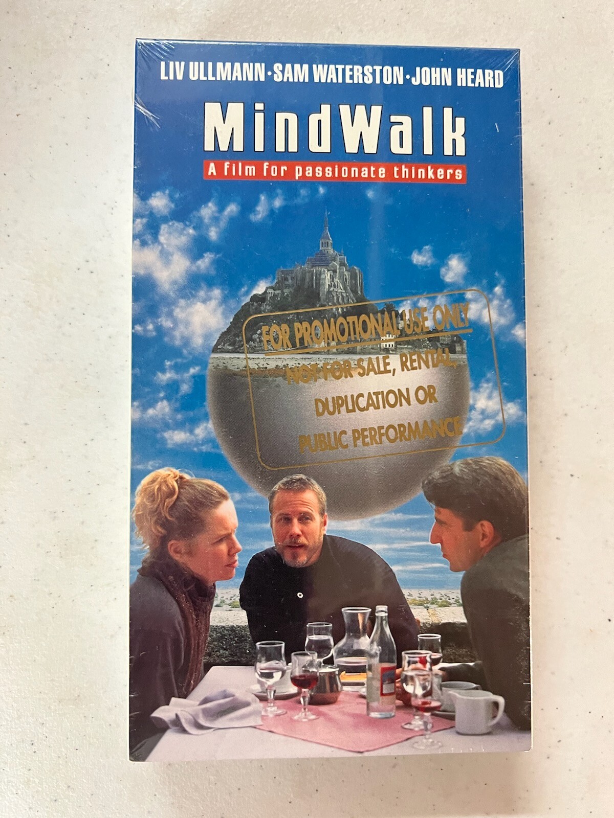 Mindwalk VHS Tape 1993 Liv Ullmann BRAND NEW SCREENER