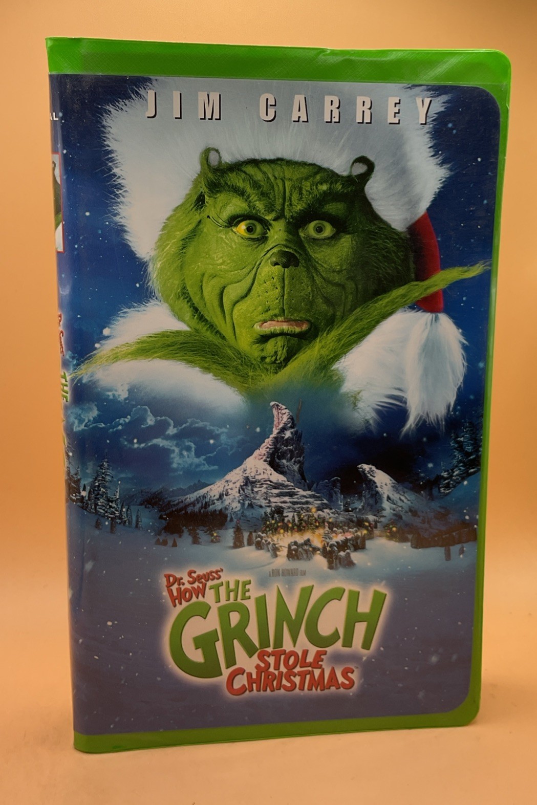 How the Grinch Stole Christmas VHS 2001 Jim Carrey Clamshell VG **Buy 2 Get 1**