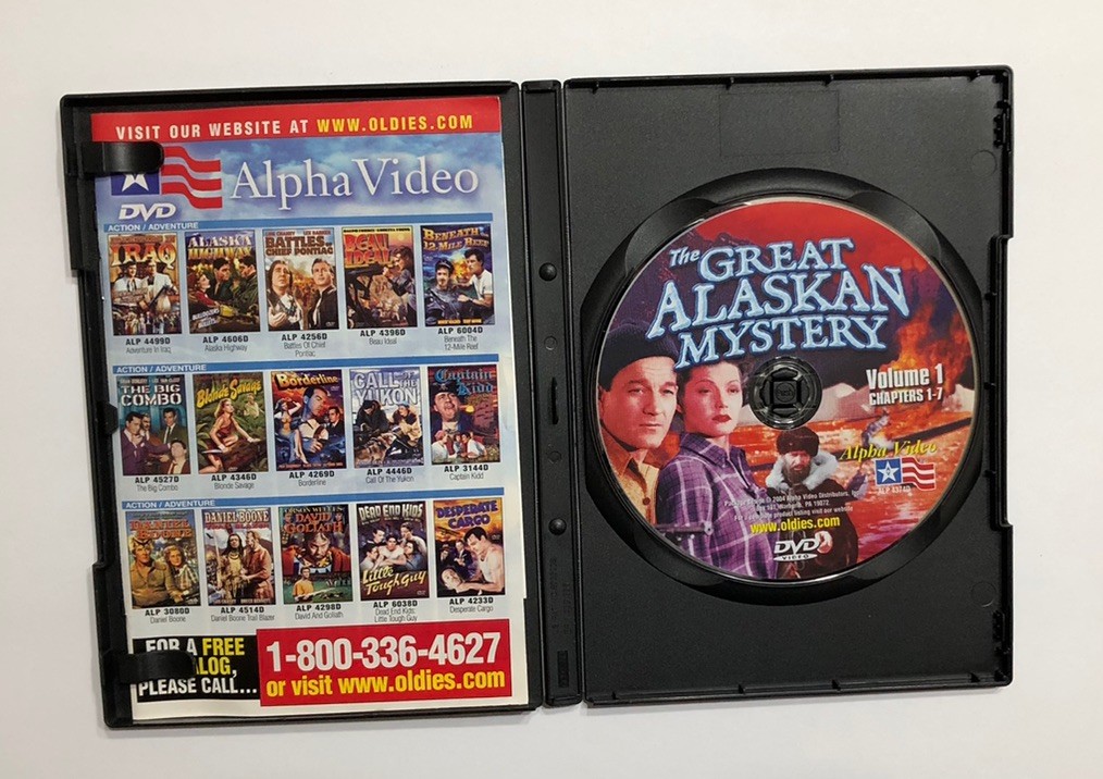 THE GREAT ALASKAN MYSTERY VOLUME 1 & 2 CHAPTERS 1-13 DVD LOT OF (2) 2004