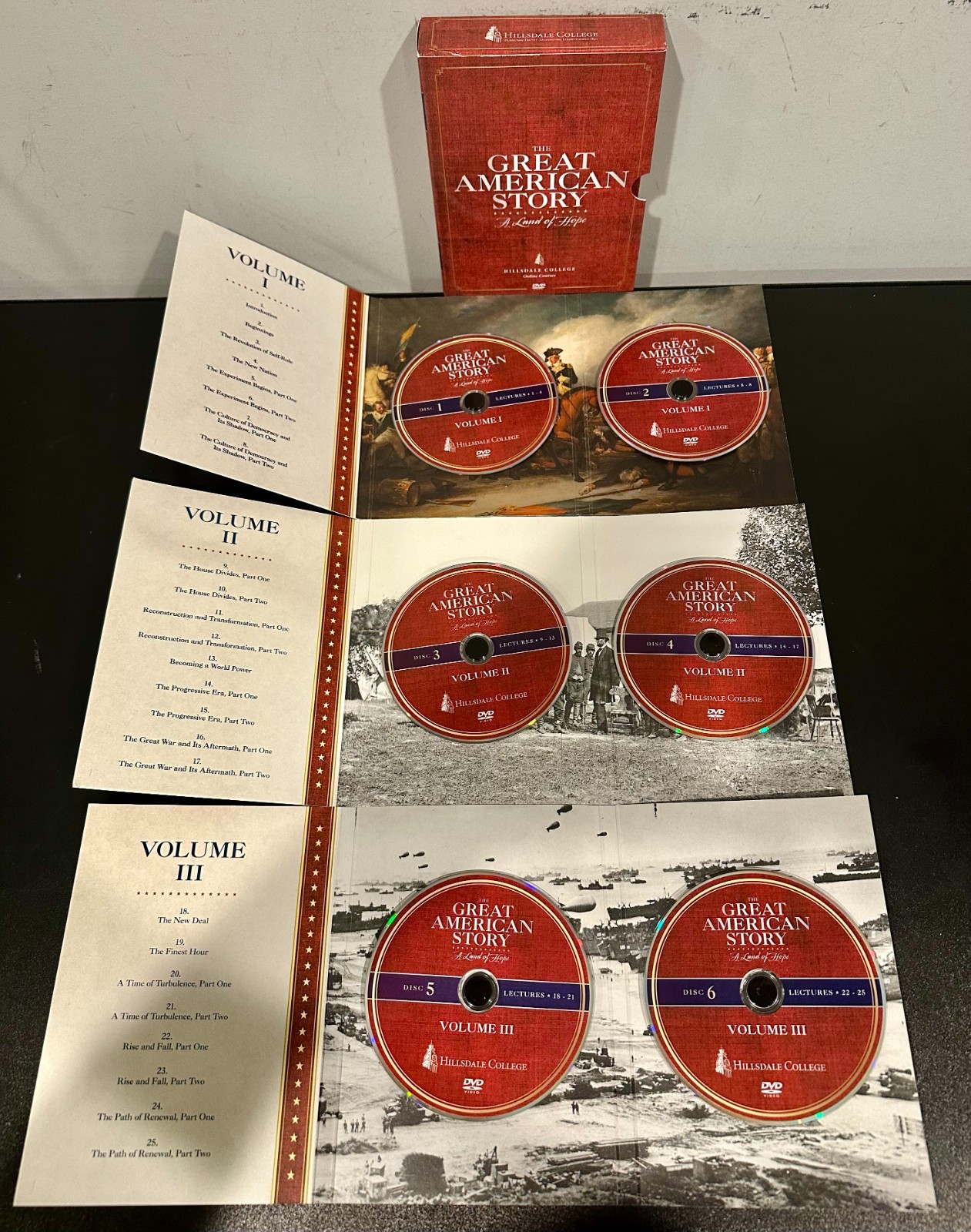 Hillsdale College Online Courses DVD Lot of 4 (The Second World Wars, etc)