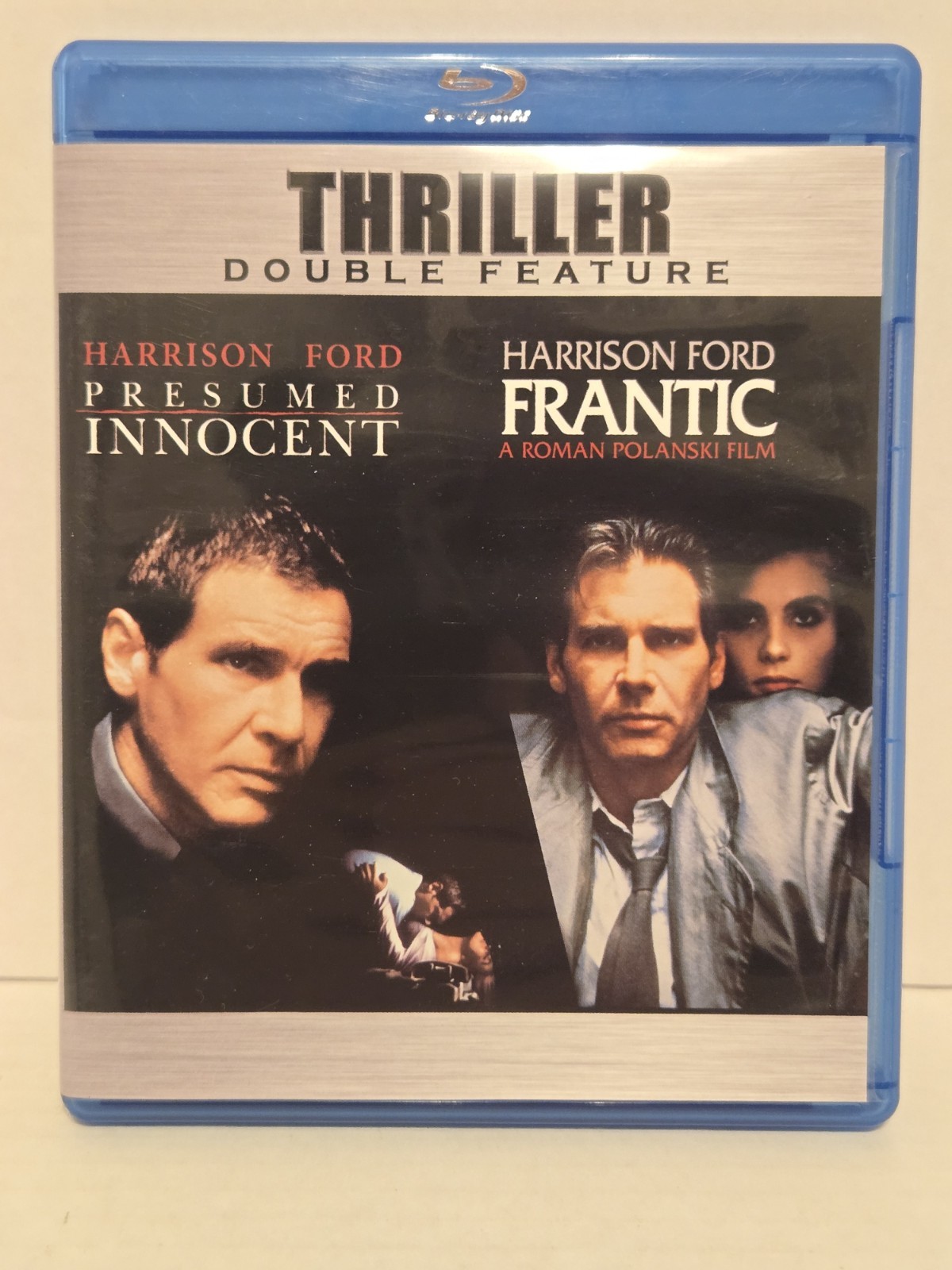 Frantic (1987) /Presumed Innocent (1990) Blu Ray OOP Harrison Ford Thriller