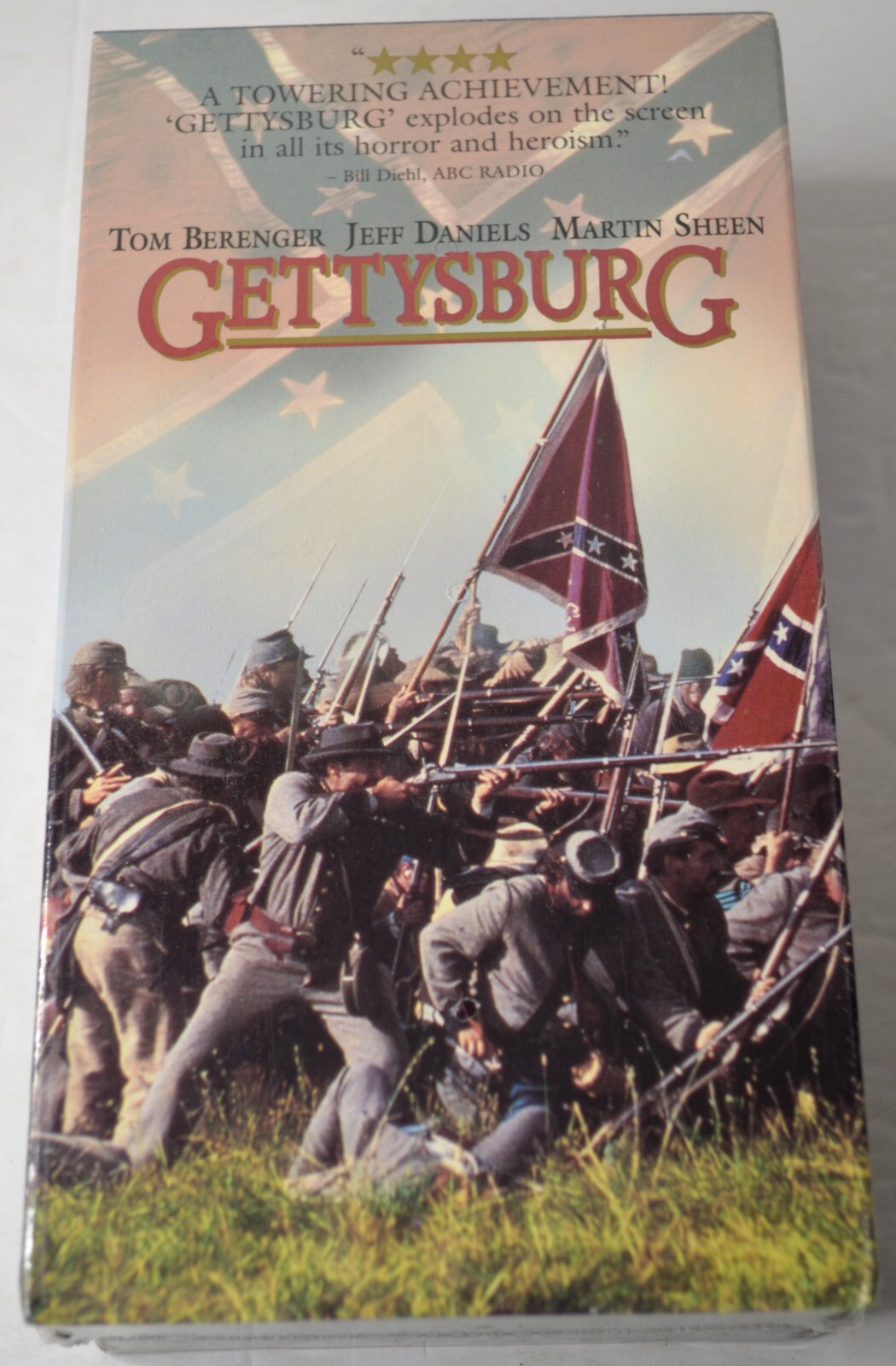1994 GETTYSBURG 2 TAPE VHS SET STARRING TOM BERENGER FACTORY SEALED
