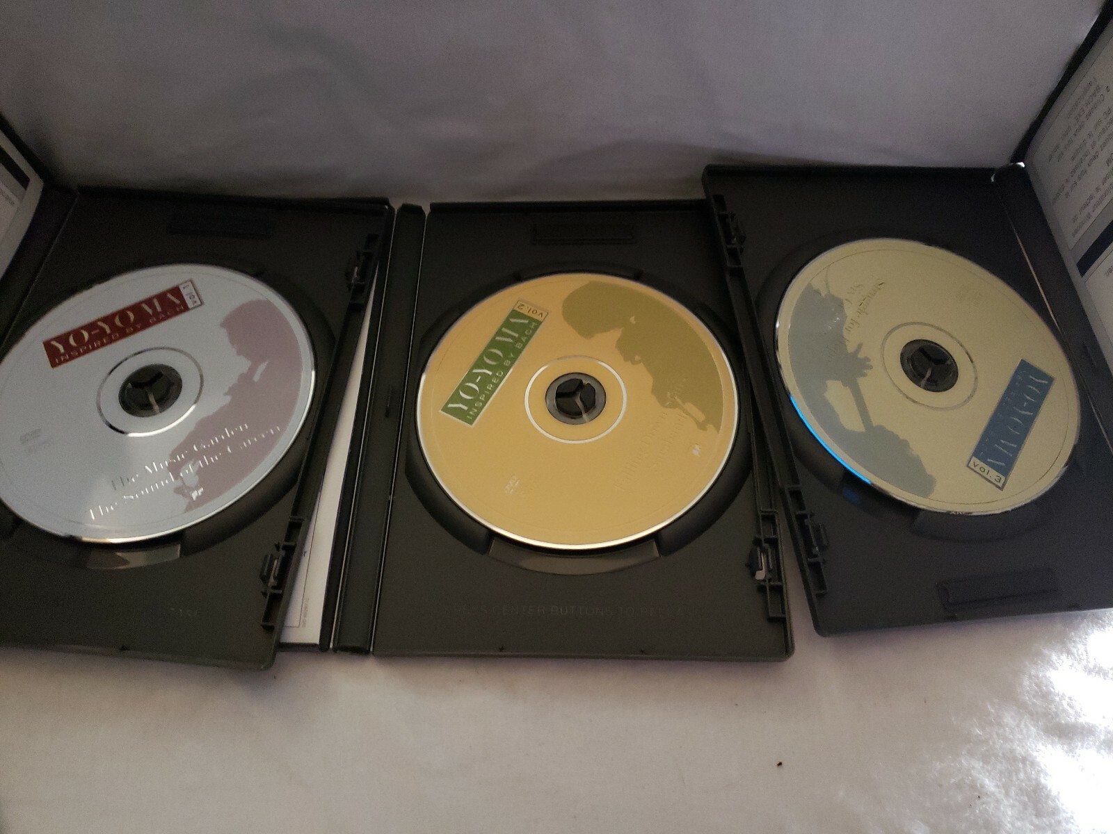 The Complete Cello Suites Yo-Yo-Ma DVD Set Bach FREE SHIPPING Tested Works
