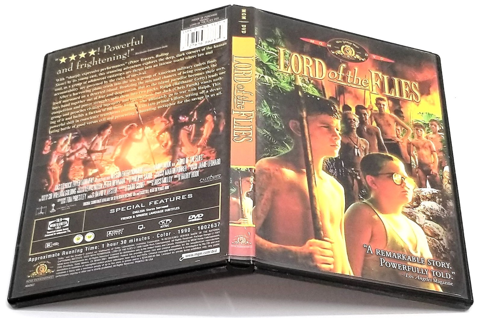 Lord of the Flies DVD 2001 & The Emeral Forest DVD 2001 2-Lot Like New