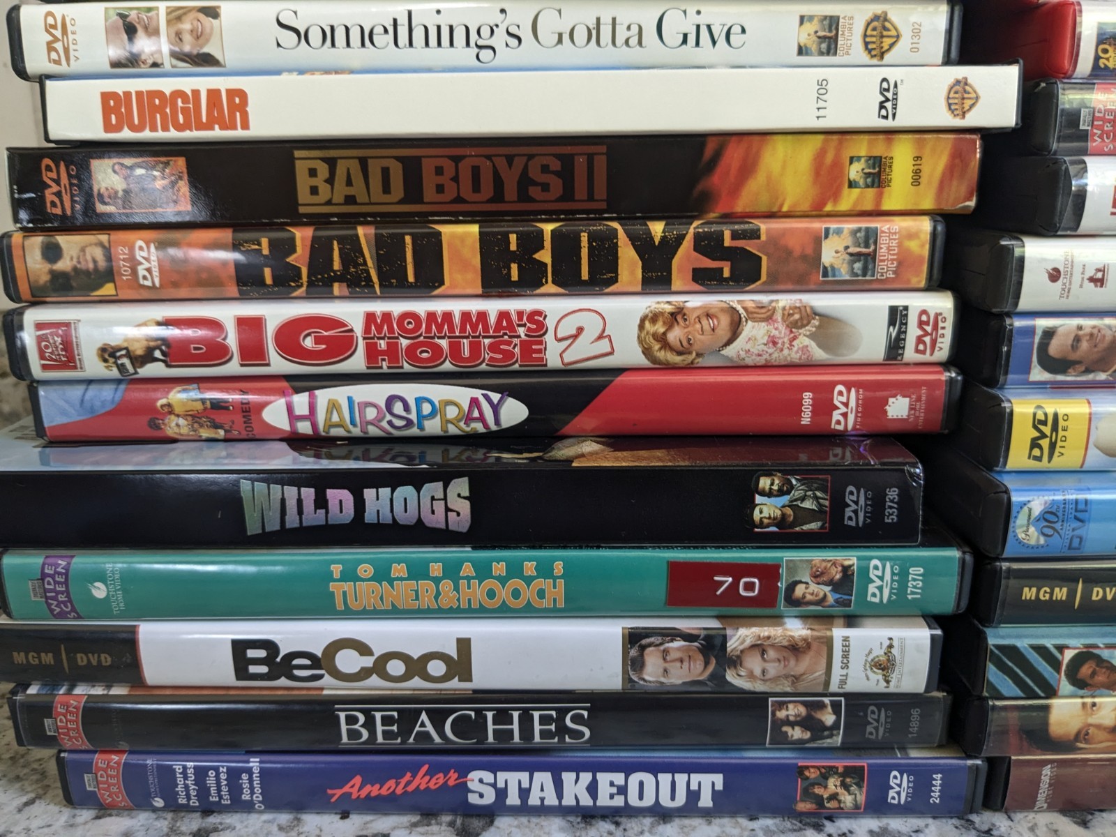 Lot of 46 Comedy DVD Movies: All Original Cases In Very Good/Excellent Condition