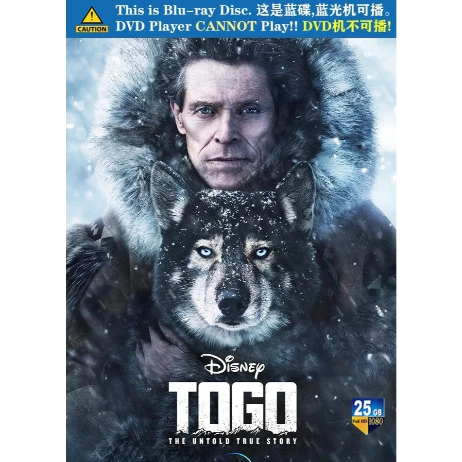 Togo (2019) Blu-Ray 1080p Full HD All Region Adventure Movie Blueray Disc