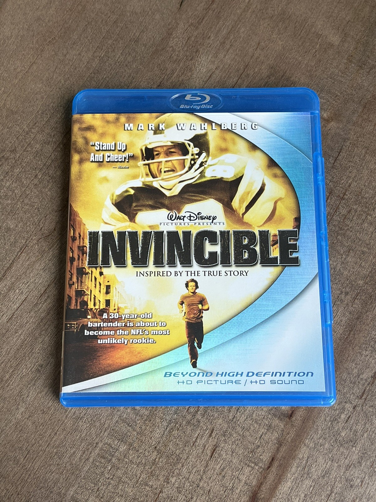 Invincible Blu-ray Disc 2006 Mark Wahlberg Movie, Walt Disney Pictures Film