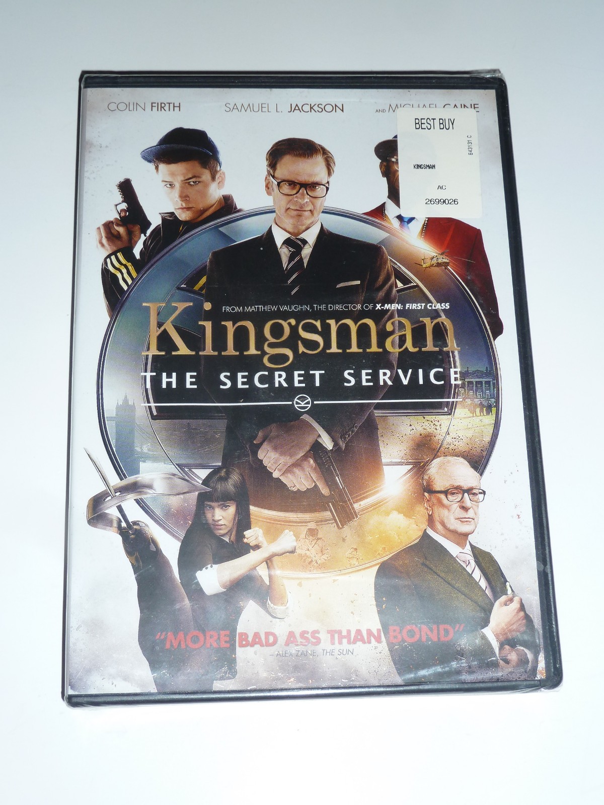 Kingsman: The Secret Service DVD 2015 action movie Colin Firth Mark Strong NEW!